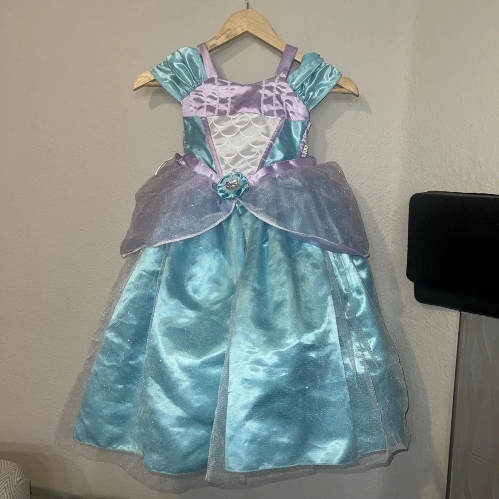 Princesita Mia PRINCESS ARIEL Childs Costume Dress Corset Tie SIZE 28/4